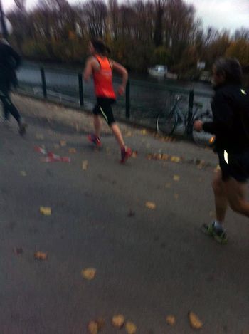 Blandine sur les quais